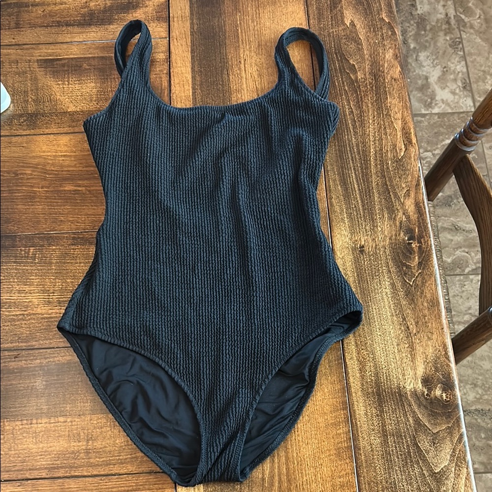 aerie Black One Piece Swimsuit